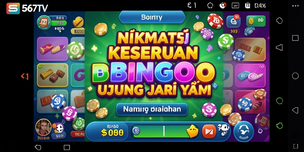Tampilan gameplay seru Bingo di 567TV yang memikat.