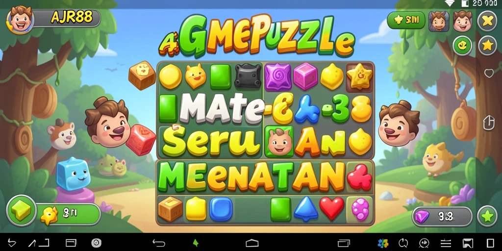 Tangkapan layar utama AJR88 menampilkan gameplay seru dan menantang