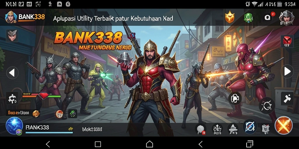Tampilan utama BANK338 dengan fitur pengelolaan keuangan yang menarik.