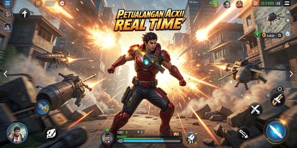 Gameplay mendebarkan di dunia petualangan C0077.