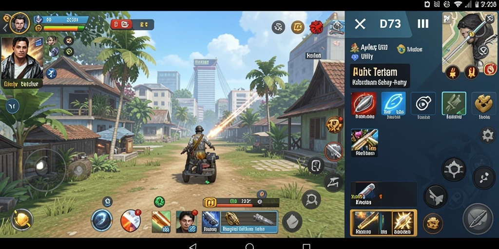 Screenshot D73 menampilkan antarmuka aplikasi Utility yang intuitif dan user-friendly.
