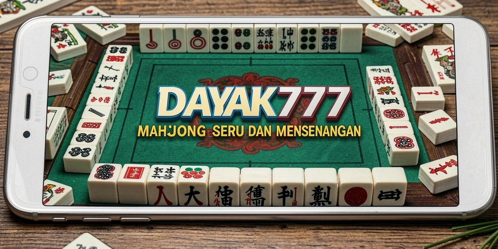 Tampilan gameplay Mahjong dalam DAYAK777 yang menarik.