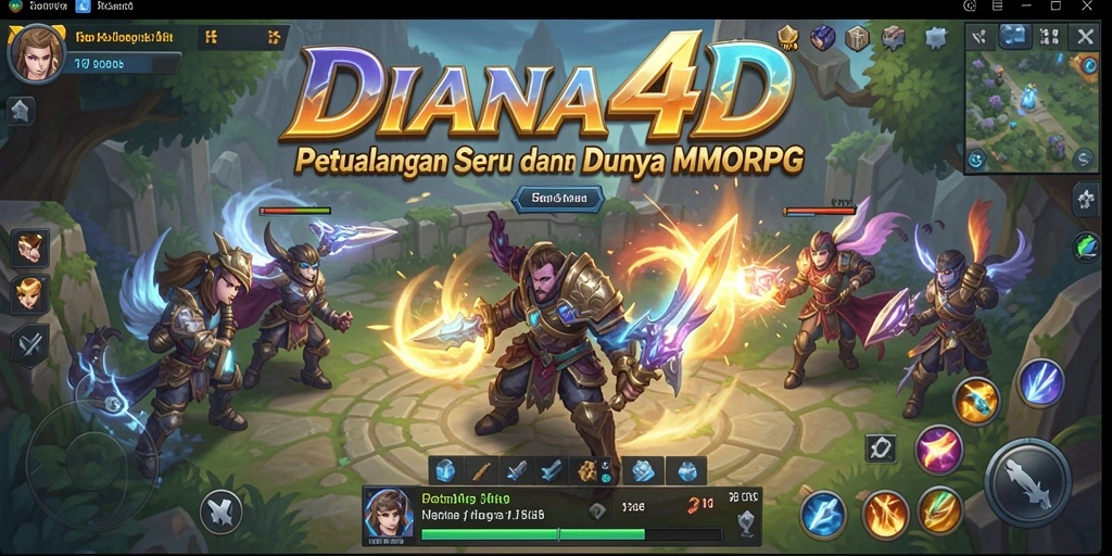Gameplay seru dan mendalam dalam dunia <strong>DIANA4D</strong>.