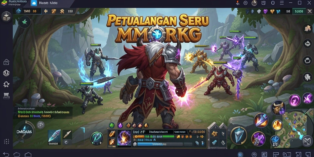 Tangkapan layar menunjukkan aksi seru dalam DMD686 dengan pertarungan karakter yang intens.