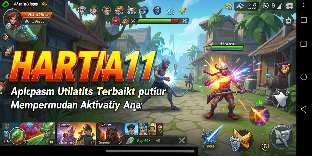 Tampilan intuitif HARTA11 yang mempermudah navigasi dan penggunaan.