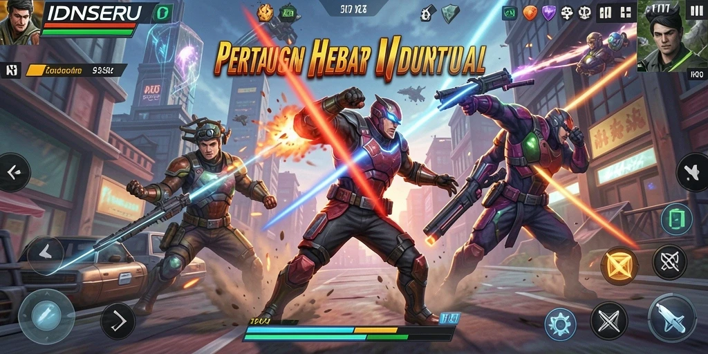 Tampilan utama gameplay <strong>IDNSERU</strong> yang seru dan penuh aksi.