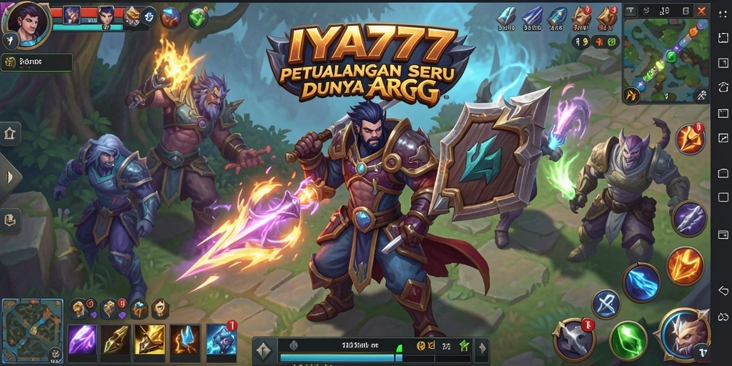 Tampilan screenshot menampilkan aksi pertarungan dalam IYA777.