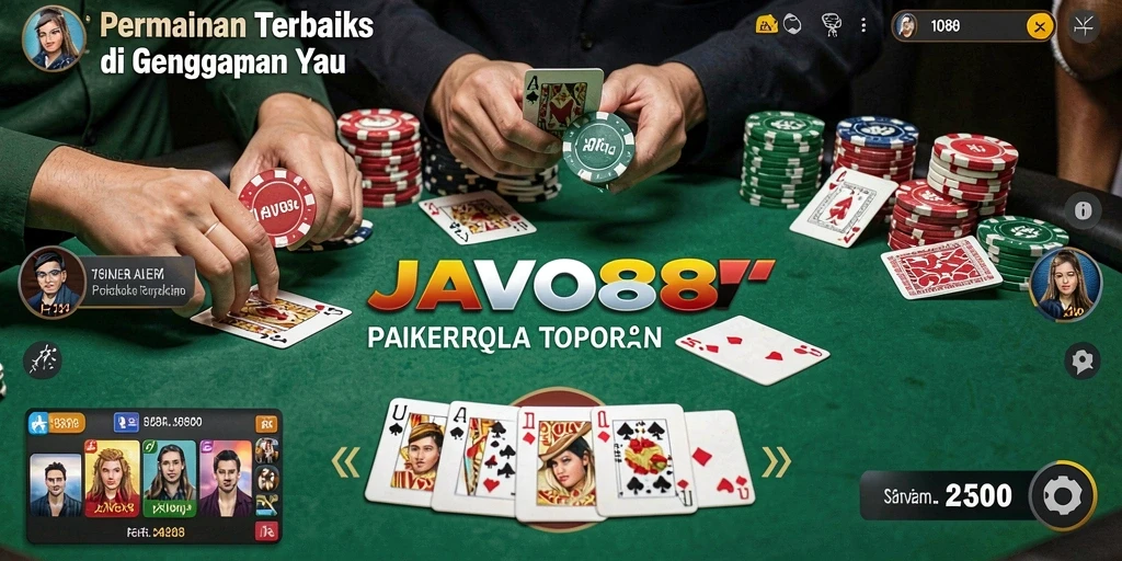 Gameplay poker yang seru dan penuh strategi di JAVO88.