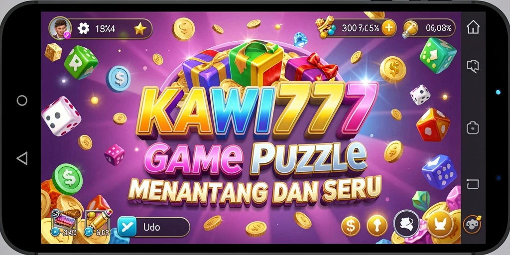 Tampilan gameplay KAWI777 yang menantang puzzle.