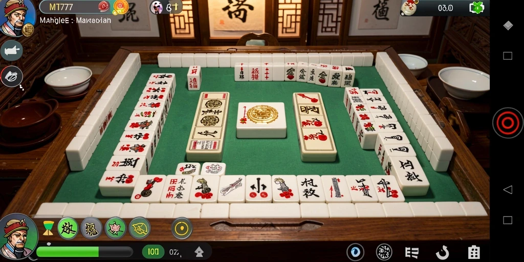 Screenshot gameplay MT777 yang menampilkan keseruan bermain Mahjong.