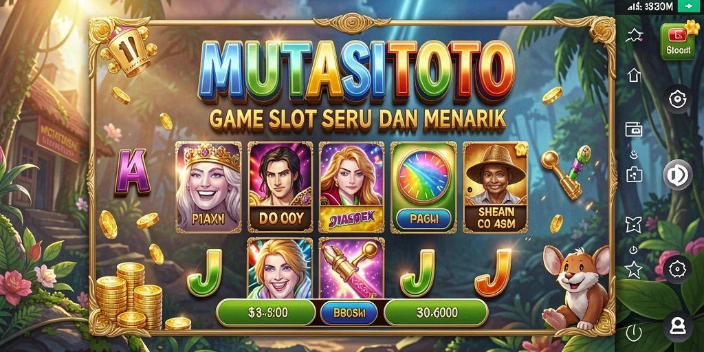 Tampilan gameplay Slot yang menarik dan menghibur di MUTASITOTO.