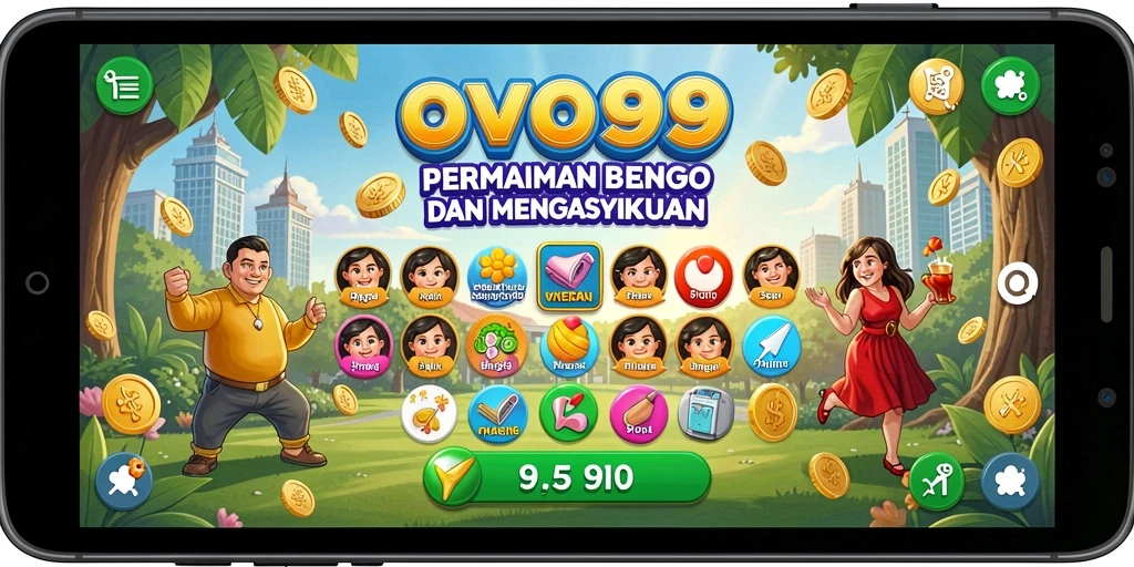 Tampilan gameplay OVO99 yang menarik dan interaktif saat bermain Bingo.