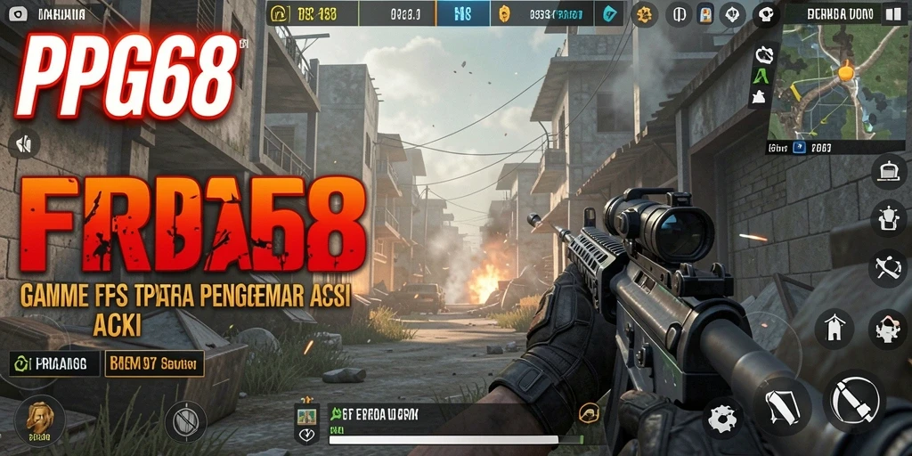 Screenshot PGG68 menampilkan serangan mendebarkan dalam pertarungan FPS.