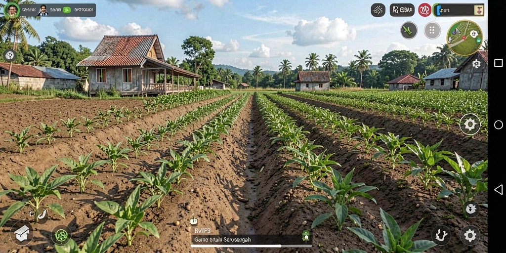Tampilan gameplay Farming di RVIP3 yang memukau dan menyenangkan.