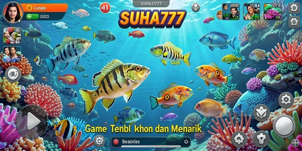 Tampilan menarik dari gameplay Tembak Ikan SUHU777 yang seru.