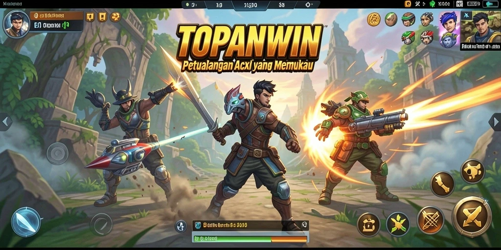 Gameplay menegangkan dengan aksi yang seru di TOPANWIN.