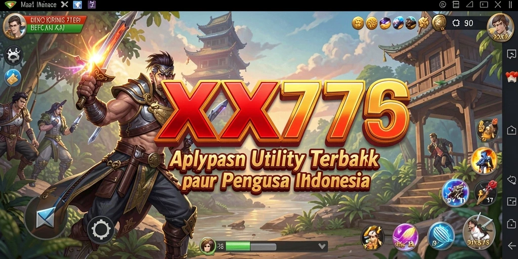 Tampilan antarmuka utama dari XXX777 yang intuitif dan menarik.