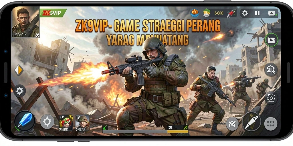 Screenshot menampilkan aksi gameplay ZK9VIP yang mendebarkan.